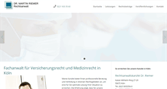 Desktop Screenshot of dr-riemer.de
